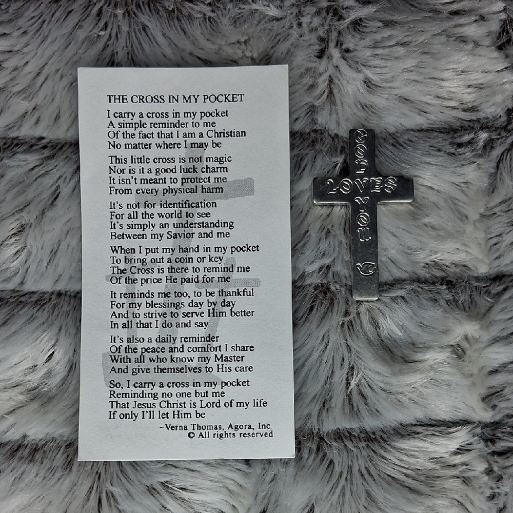 The Cross In My Pocket 'God Loves You' Verna Thomas, Agora, Inc.
